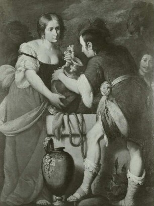 Rebecca mit Abrahams Knecht am Brunnen