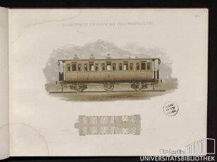 Bl. 4. Personenwagen 2.ter Classe mit Toiletteneinrichtung.