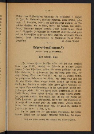 9-16, Lehrverhandlungen