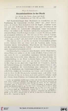 25: Raumtiefenhören in der Musik : ein Beitrag zum Thema "Raum und Musik"