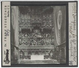 Saragossa, Kathedrale des Erlösers ('La Seo') : Innenansicht, Hochaltar