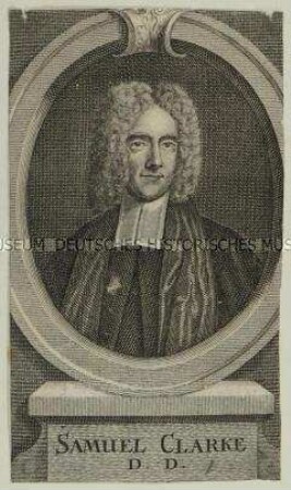 Porträt des englischen Theologen und Philosophen Samuel Clarke