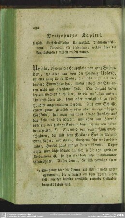 Dreizehntes Kapitel. Upsala