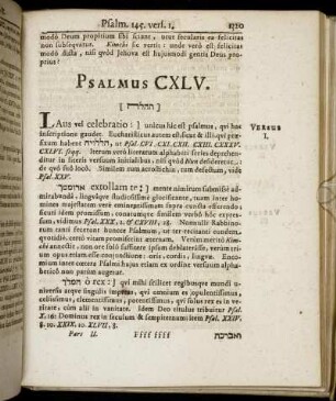 Psalmus CXLV.