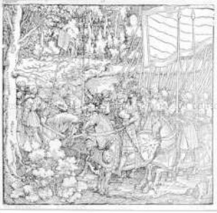 Von einem unvorsichtigen und unbesonnenen Feldhauptmann (Illustration aus Petrarca/Trostspiegel 2)
