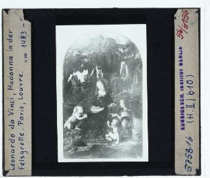 da Vinci, Felsgrottenmadonna (Paris Louvre INV 777)