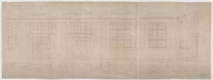 Fischer, Theodor; München; Bayerische Geschützwerke - Fenster u. Türen (Schnitte)