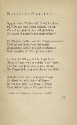 Berliner Moritat