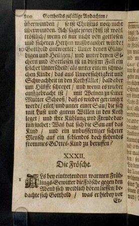 800-813, XXXII. Die Frösche - XXXV. Die Baumschrifft