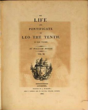 The life and pontificate of Leo the Tenth : in four volumes, 3