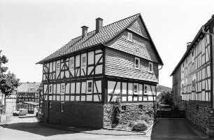 Wohnhaus (Wohnhaus, Fachwerk); Frankenberg, Ringstraße 15