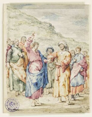 Zinsgroschen, Blatt 28 der Folge: "Leben Christi"