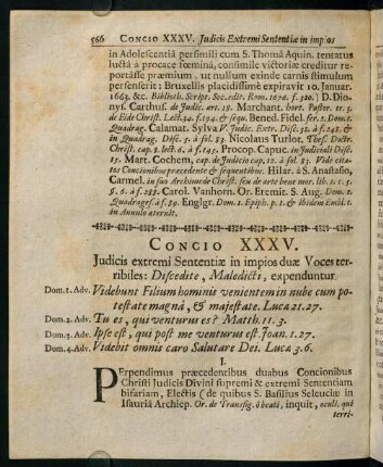566-584, Concio XXXV.