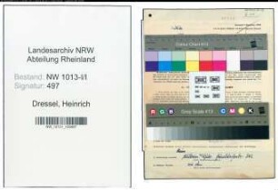 Entnazifizierung Heinrich Dressel , geb. 08.12.1898 (Betriebsleiter)