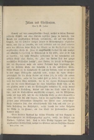 Islam und Christentum