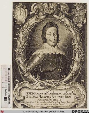 Bildnis Ferdinand III., römisch-deutscher Kaiser (reg. 1637-57)