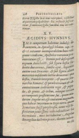 XV. Aegidius Hunnius