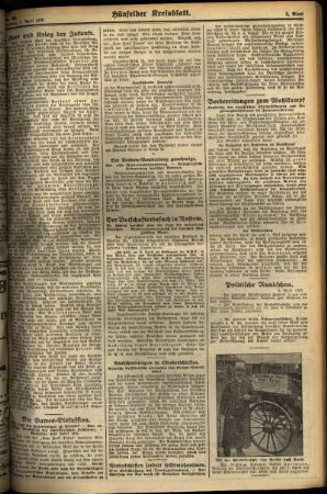 Dritte Ausgabe vom Samstag, den 07. April 1928.