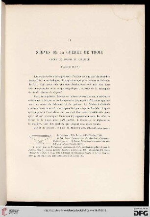 II: Sc´nes de la guerre de Troie