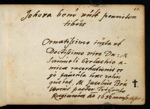 [Trent/Rügen] ; 04.1636 / Jacobus Bruwerus