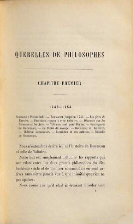 Querelles de philosophes