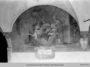 Franziskuszyklus : Geburt des heiligen Franziskus