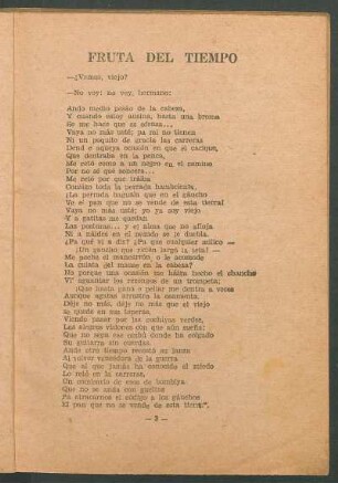 Fruta del tiempo