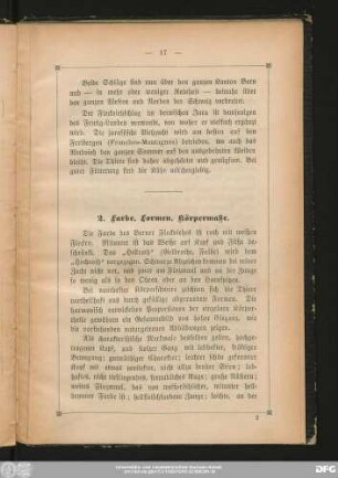 2. Farbe, Formen, Körpermaße.