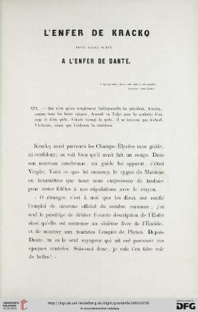 L'enfer de Krackq pour faire suite à l'enfer de Dante