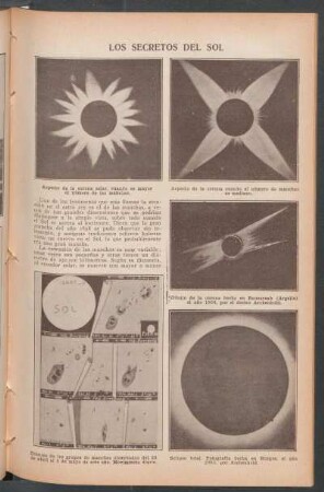 Los secretos del sol