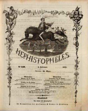 Mephistopheles. 1851, 1851 = No. 145 - 196