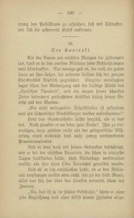 18. Der Kontrakt