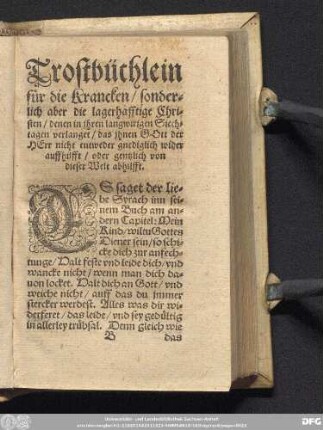 Vorrede An Leser.