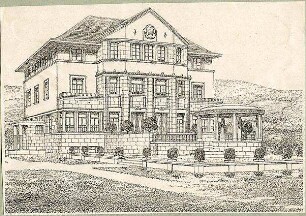 Billing, Hermann; Gernsbach, Scheffelstr. 1; Villa Weber - Außenperspektive