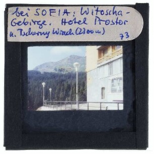 Sofia, Witoschagebirge