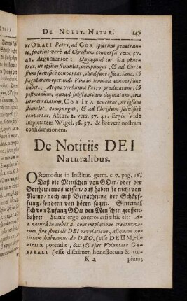 147-153, De Notitiis DEI Naturalibus.