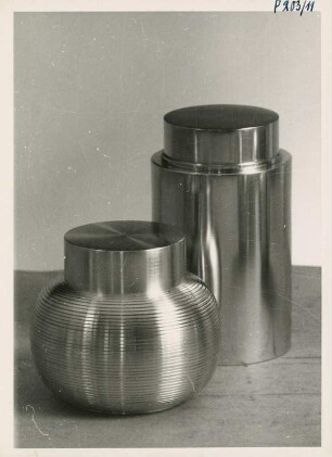 Gegossenes Zinn, Teedose Nr. 1704 a, 1766 von Richard Wiedamann