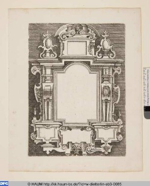 Epitaph mit leerer Tafel