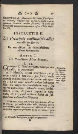 Instructio II.