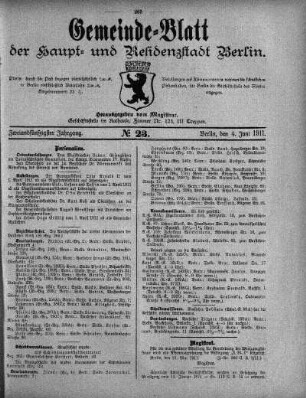 1911,23: No. 23, 4. Juni 1911