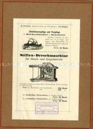 Stiften-Dreschmaschine