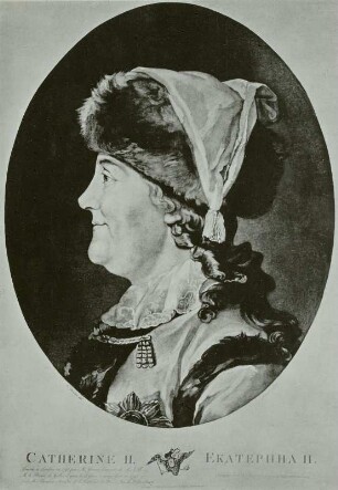 Katharina II., Kaiserin von Russland, geb. Prinzessin Sophie Auguste von Anhalt-Zerbst