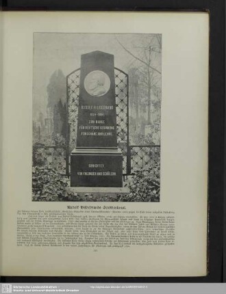 Rudolf Hildebrands Grabdenkmal