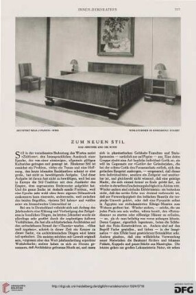 35: Zum neuen Stil : das Abnorme und die Norm