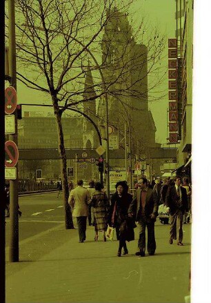 Berlin: Gedächtniskirche von der Tauentzienstraße