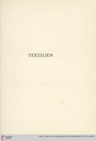 Textilien (Nr. 304-369)