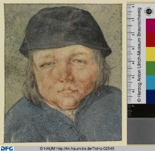 Portraitstudie eines Jungen mit schwarzer Kappe