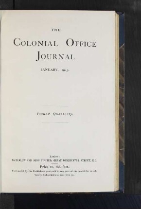 January, 1913