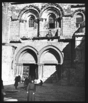 Südfassade der Grabesk. [Jerusalem, Grabeskirche]