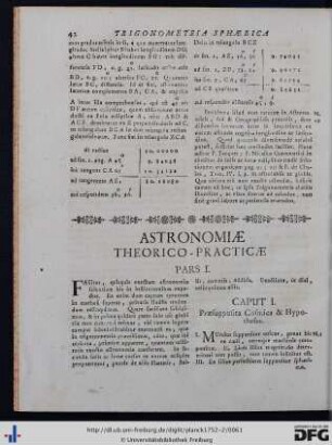 Astronomia Theoretico-Practica.